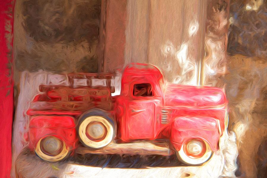 Little Red Truck Photograph by Alice Gipson