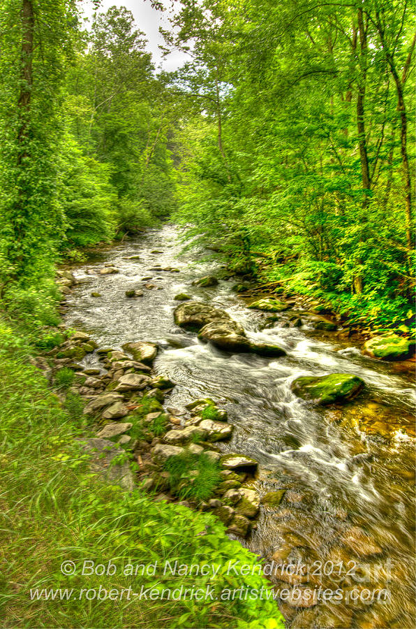 Little River - Smoky Mountains Photograph by Bob and Nancy Kendrick