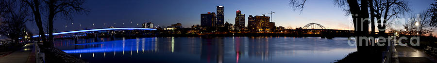 Little Rock Arkansas Panoramic Photograph by Anthony Totah