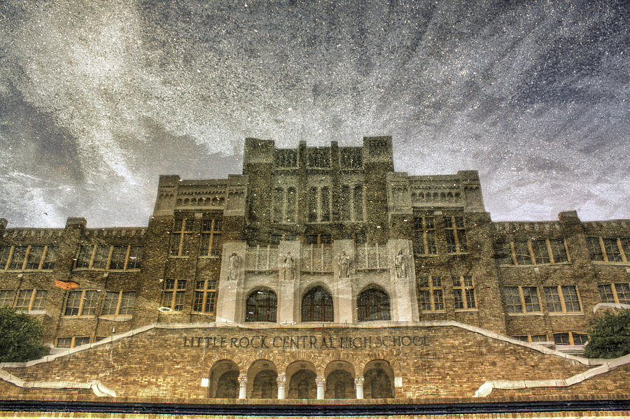 Little Rock Central High Reflecting upon the Past Photograph by Jason Politte