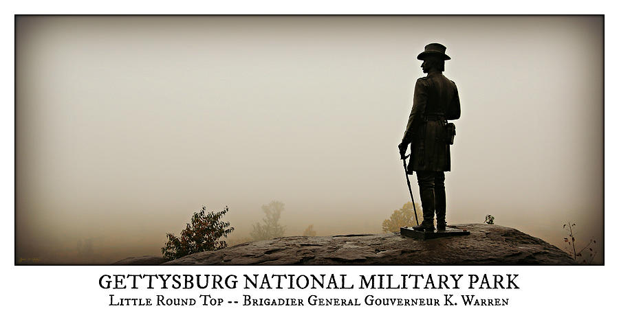 Little Round Top -- Poster Photograph by Stephen Stookey