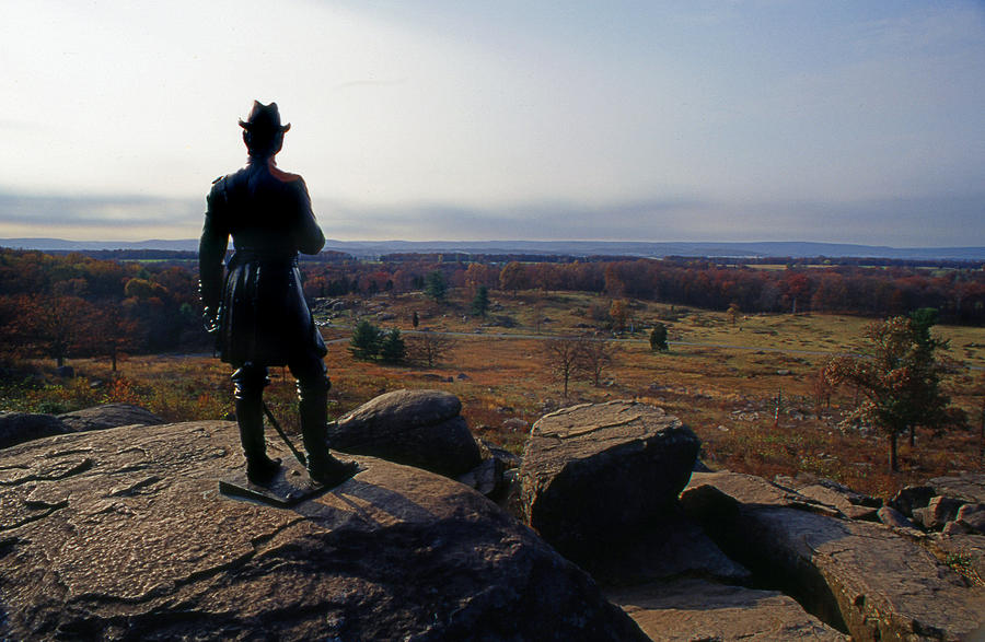 Gettysburg National Park Photograph - Little Round Top by Skip Willits