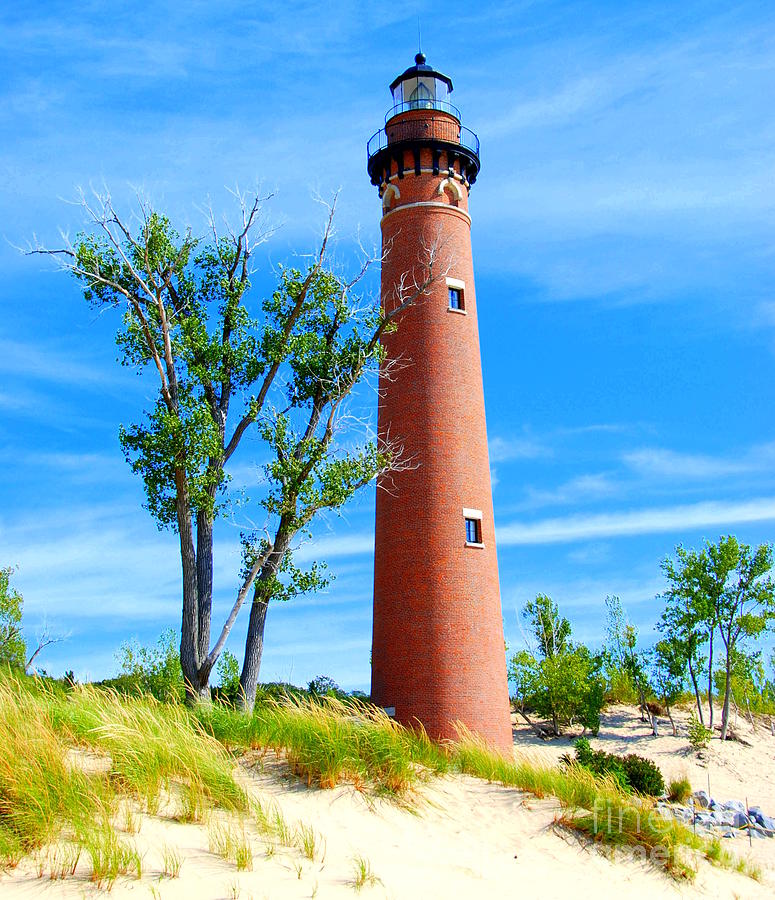 Lake Michigan Photograph - Little Sable Point Light by Christy Phillips