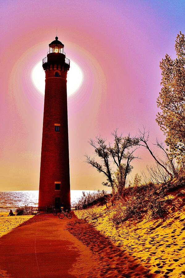 Little Sable Point Lighthouse Photograph by Daniel Thompson