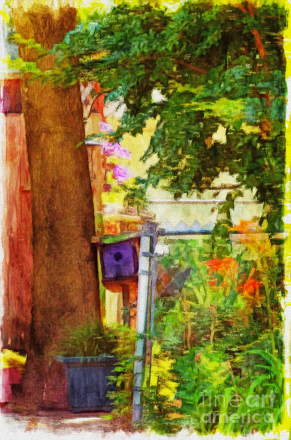 Little Summer Garden - Digital Paint 4 Photograph by Debbie Portwood