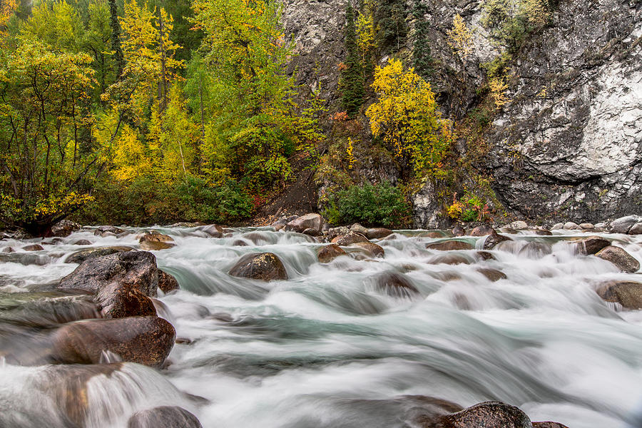 Little Susitna River Hatcher Pass Alaska Photograph by Sam Amato