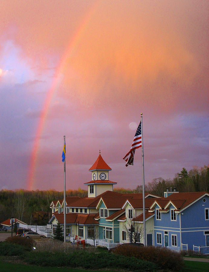 Little Sweden Rainbow Photograph by David T Wilkinson