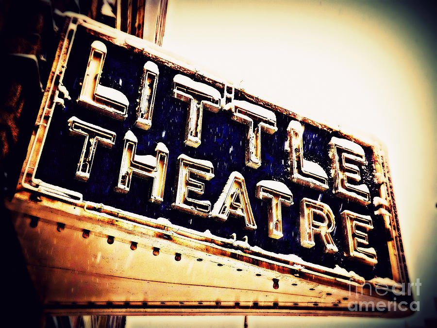 Little Theatre Retro Photograph by James Aiken