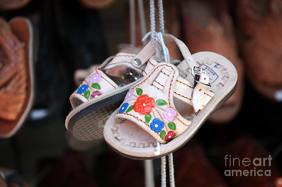 Little Tots Sandals Photograph by Brenda Kean