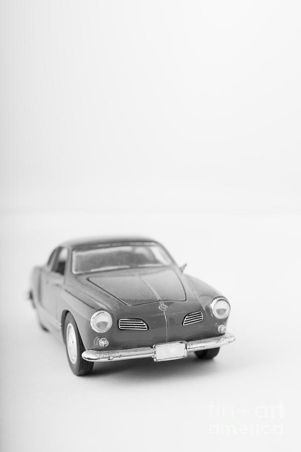 Little Toy Car Black and White Photograph by Edward Fielding