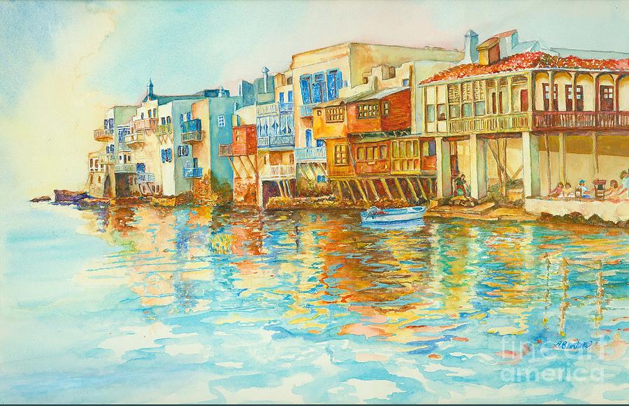 Venice Painting - Little Venice by Arleen Barton Venice Painting - Little Venice by Arleen Barton