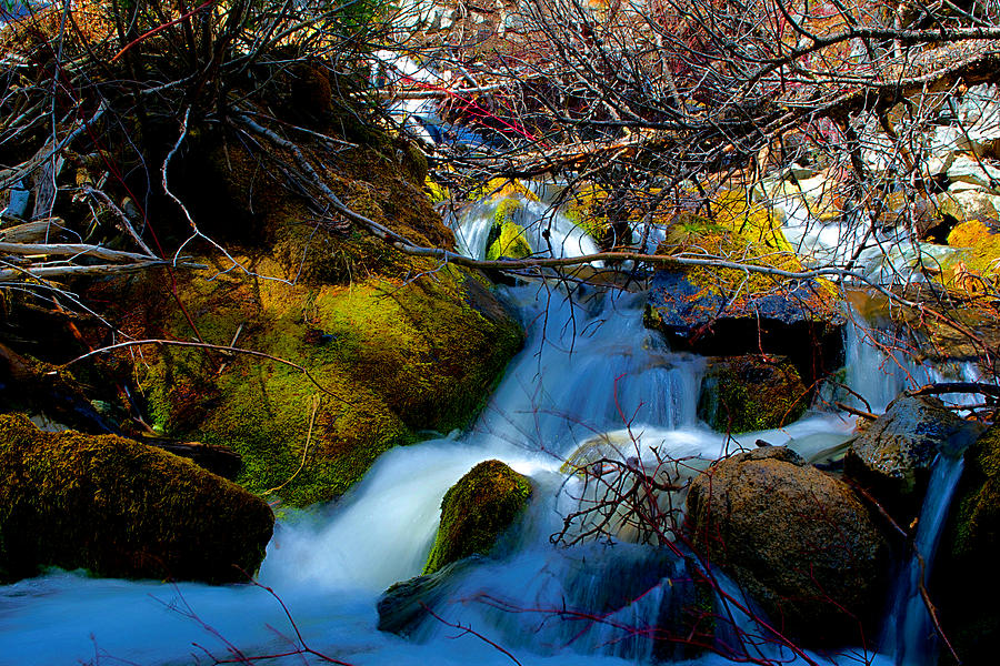 Spring Photograph - Little Water Fall by Kevin Bone