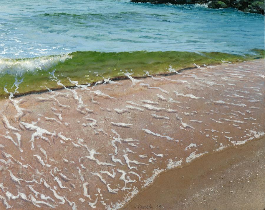 Little wave Painting by Ellen Paull