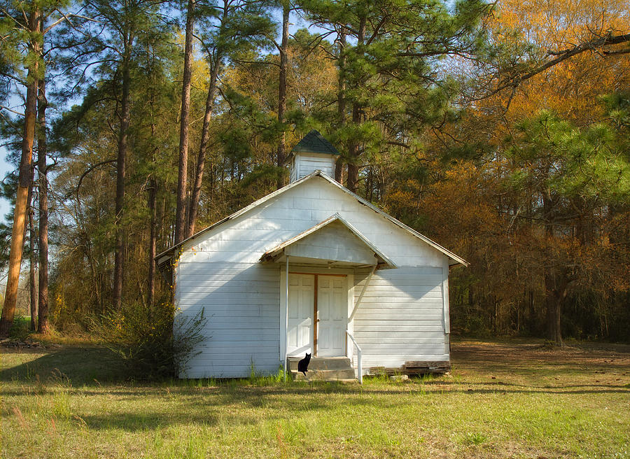 Little White Church Photograph by Kim Hojnacki
