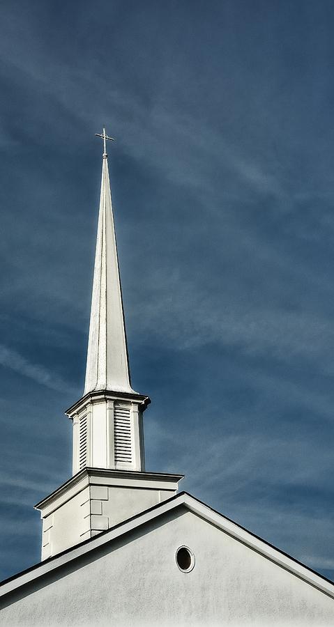 Little White Church Photograph by Mark Fuller