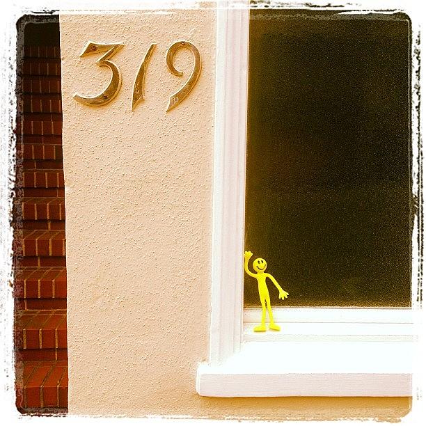 Toy Photograph - #little #yellow #man #waving  #bendy by Lynn Friedman