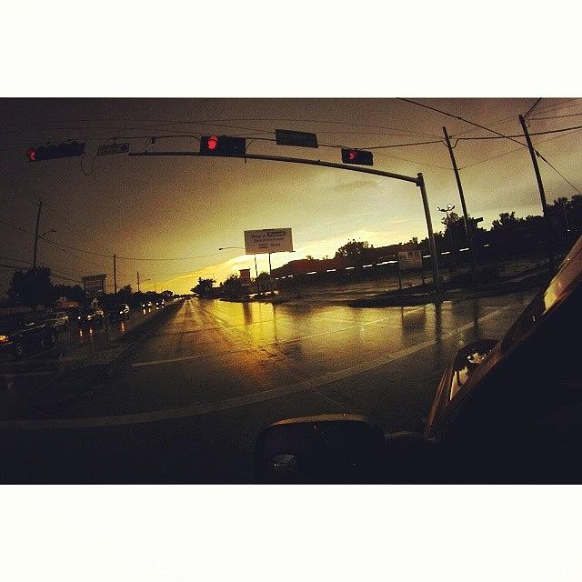 Sunset Photograph - Little York In The Rain.
#sunset #htown by Marco Torres