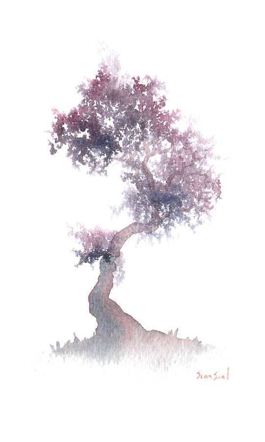 Little Zen Tree 1508 Painting by Sean Seal