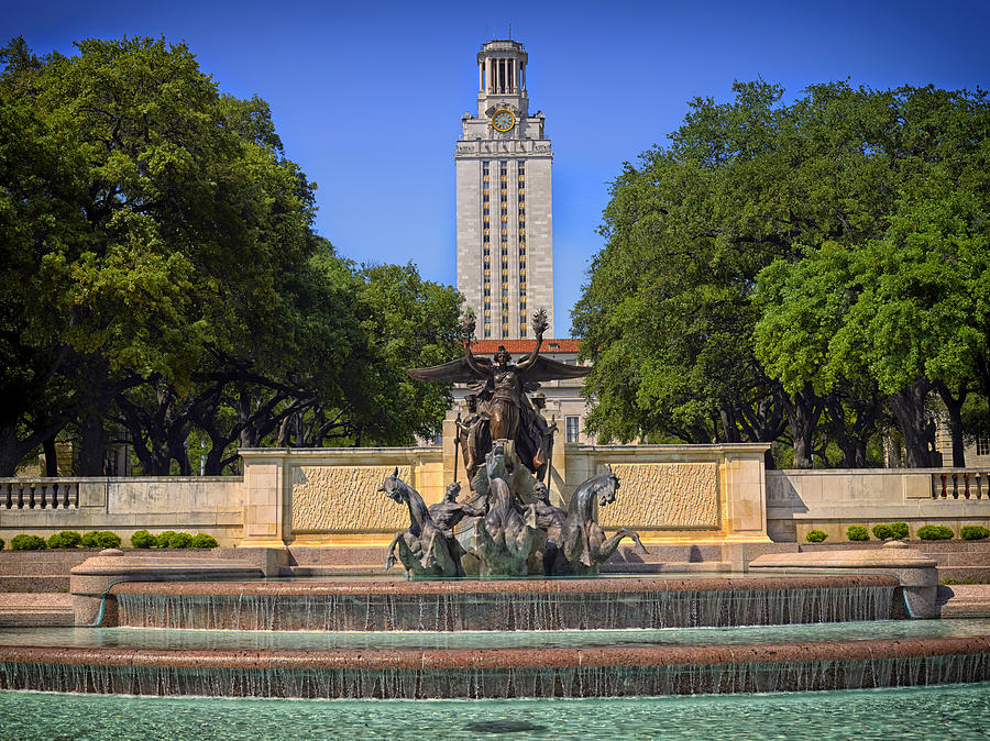 Littlefield Fountain - University of Texas Photograph by Mountain Dreams
