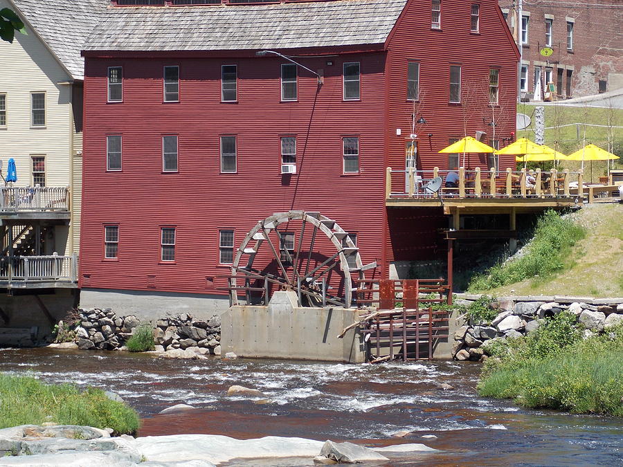 Architecture Photograph - Littleton Grist Mill by Catherine Gagne