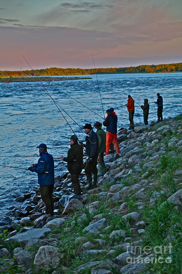 Landscape Photograph - Liturgy of the salmon fishing. Doctor Andrzej Goszcz. by Andrzej Goszcz Landscape Photograph - Liturgy of the salmon fishing. Doctor Andrzej Goszcz. by Andrzej Goszcz