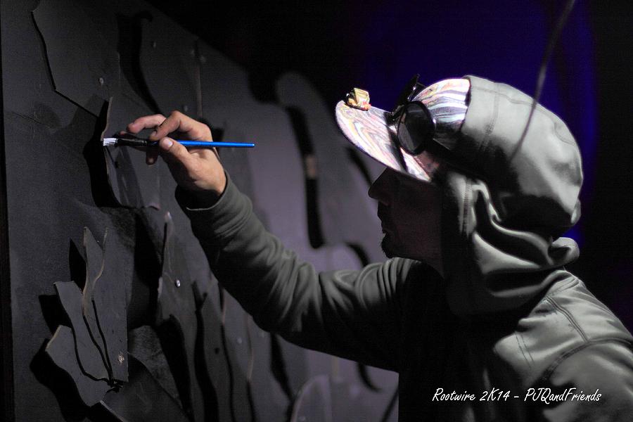 Live Artist Tom Reed RW2K14 Photograph by PJQandFriends Photography