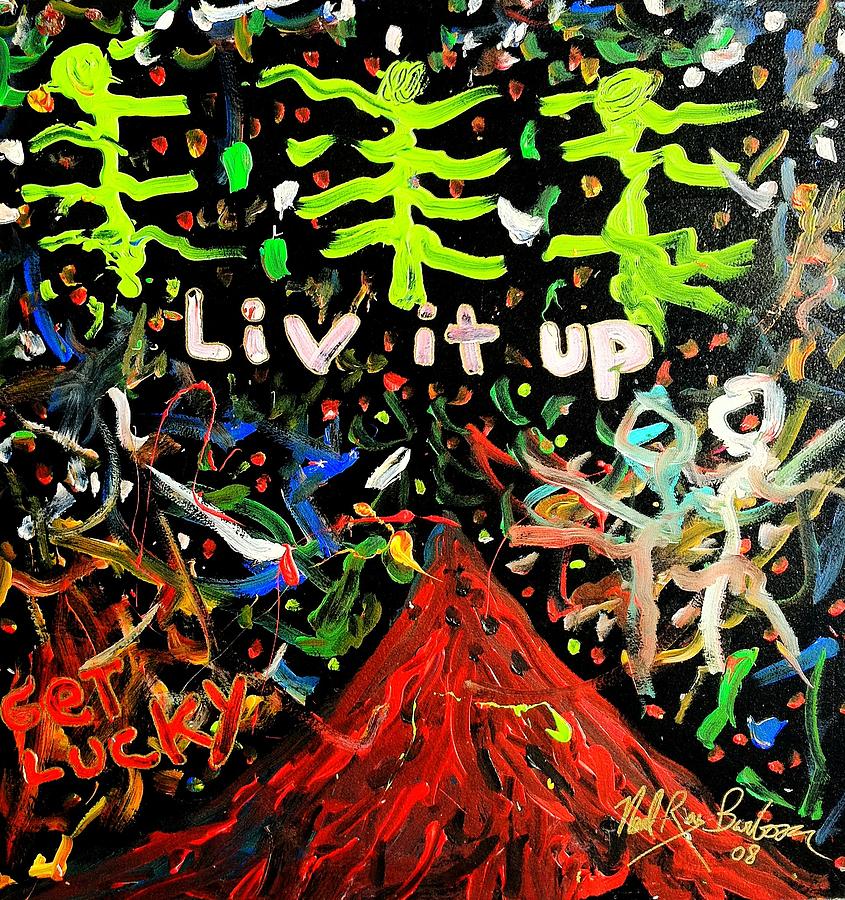 Live It Up Painting by Neal Barbosa