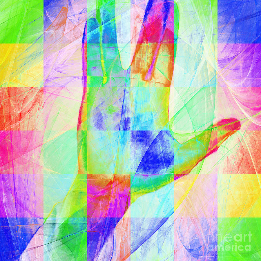 Live Long And Prosper 20150302v1 color squares sq Photograph by Wingsdomain Art and Photography