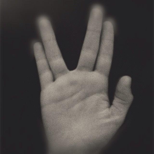 Spock Photograph - Live Long And Prosper. #twenty20app by Keila Carvalho