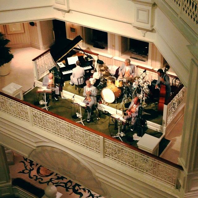 Live Music In Our Lobby. These Old Men Photograph by Jason Hunter