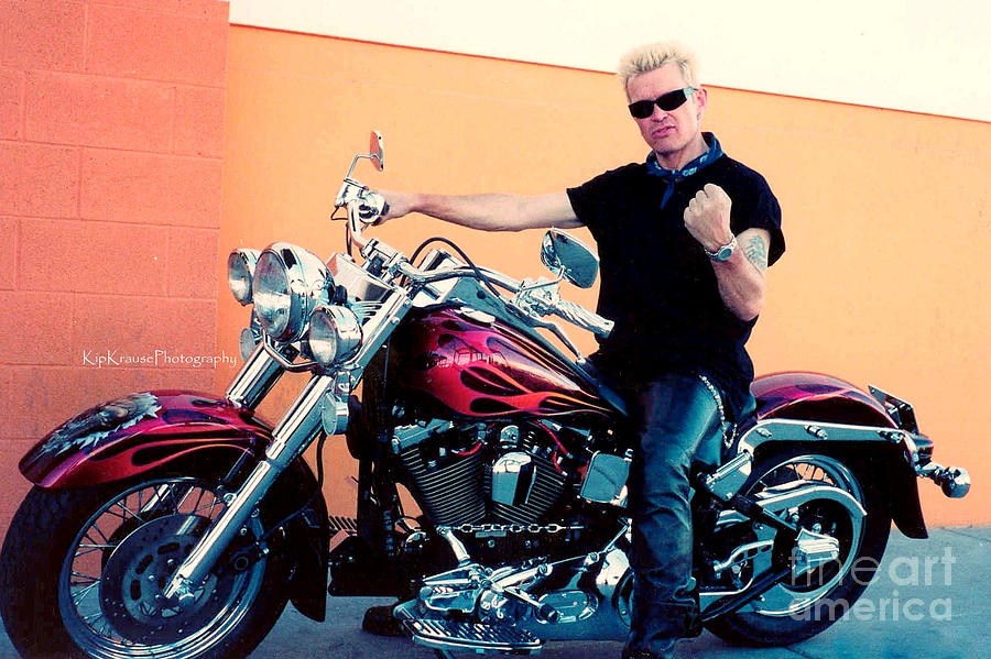 Rock And Roll Photograph - Musician - Billy Idol - Live Strong Live Free by Kip Krause