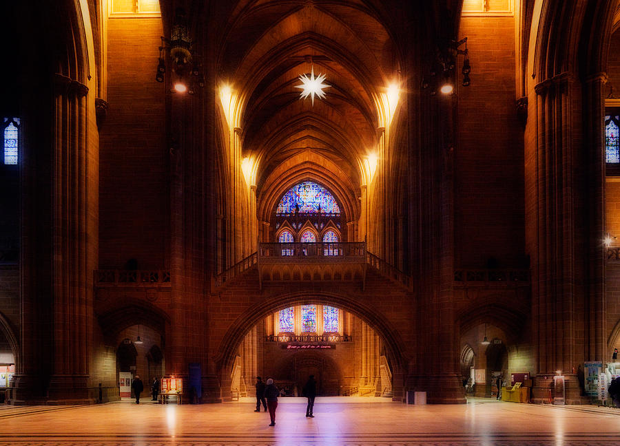 Color Image Photograph - Liverpool Cathedral, Church Of England by Panoramic Images