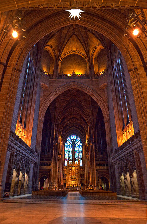 Color Image Photograph - Liverpool Cathedral, Liverpool by Panoramic Images