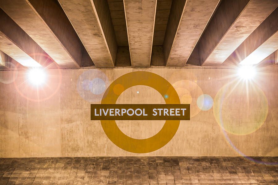 Liverpool Street Underground Photograph by Semmick Photo