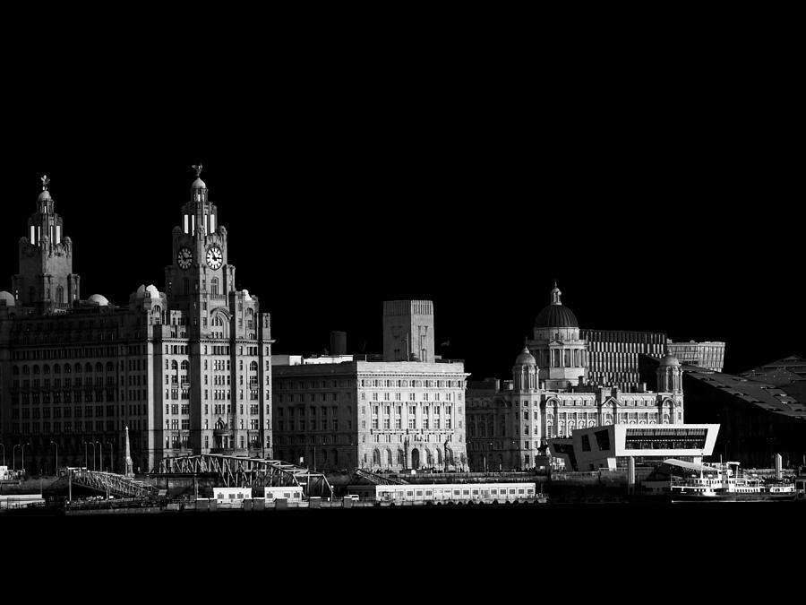 Architecture Photograph - Liverpool waterfront by Susan Tinsley