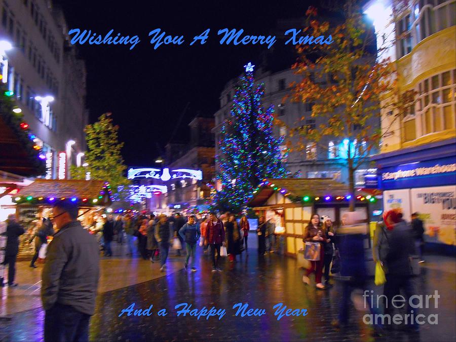 Liverpool Xmas Greeting Photograph by Joan-Violet Stretch