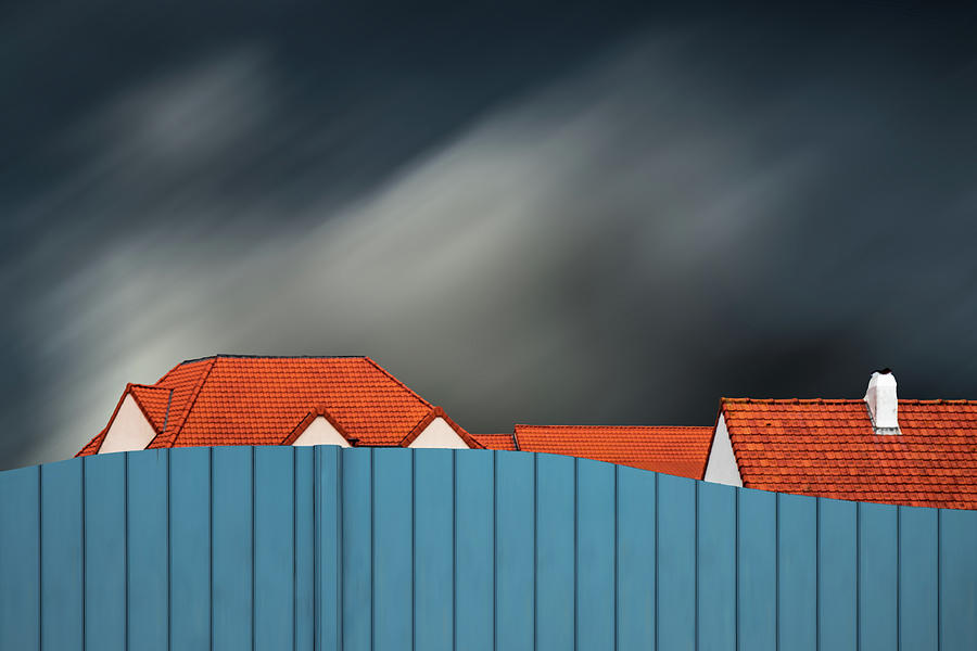 Abstract Photograph - Living Behind The Fence by Gilbert Claes