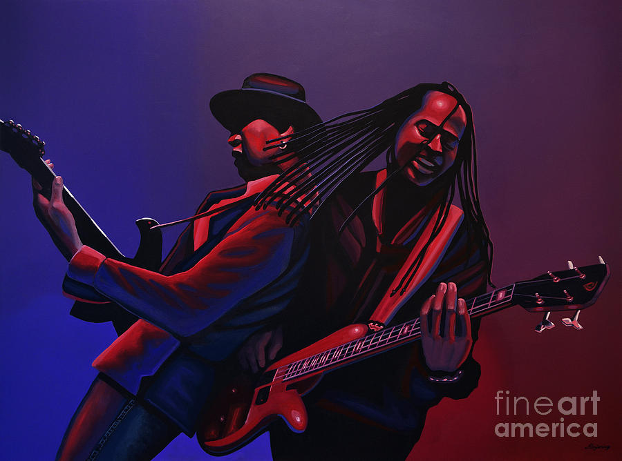 Celebrity Painting - Living Colour Painting by Paul Meijering