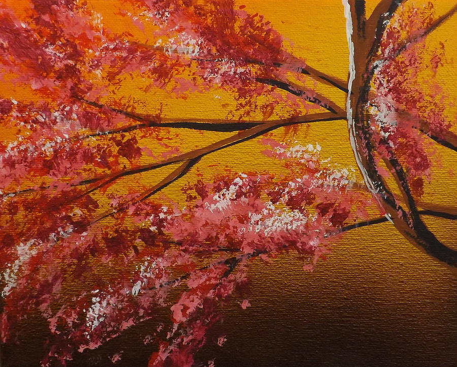 Living Loving Tree bottom left Painting by Darren Robinson