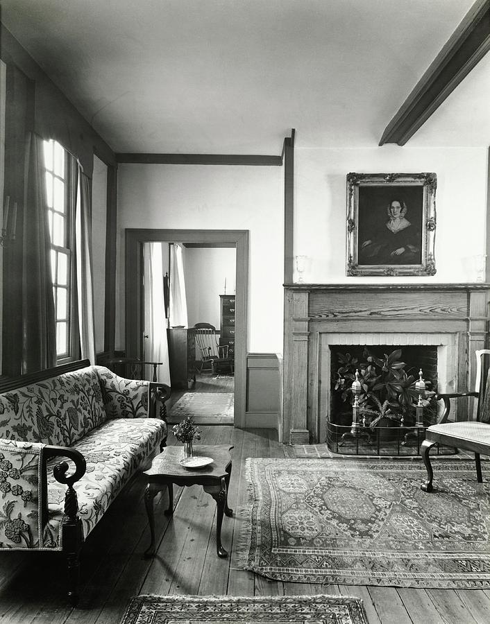 Living Room In Remodeled Farmhouse Photograph by Tom Leonard