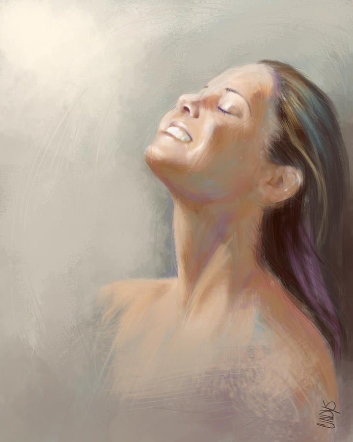 Portrait Painting - Living Sacrifice by Tamer and Cindy Elsharouni
