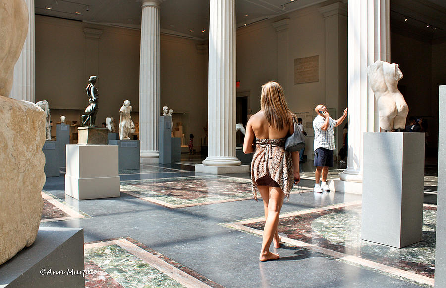 NYC, Metropolitan Museum of Art, Living Sculpture...Venus Photograph by Ann Murphy