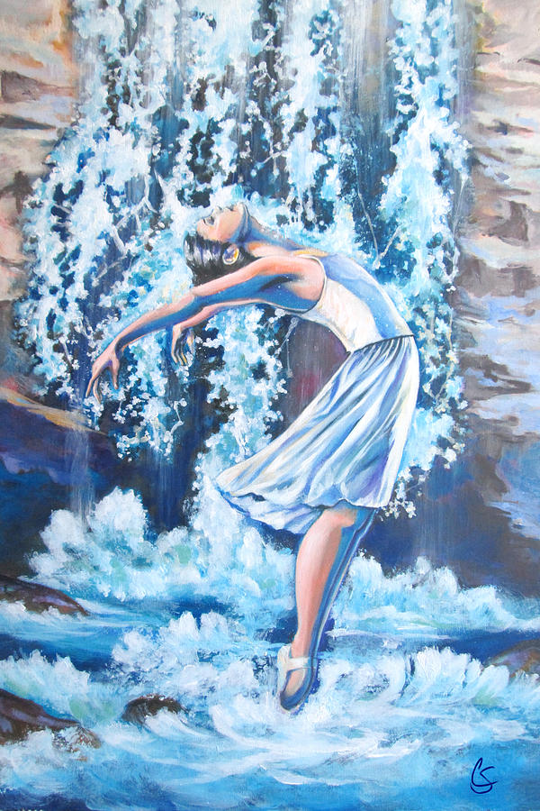 Fantasy Painting - Living Water by Tamer and Cindy Elsharouni