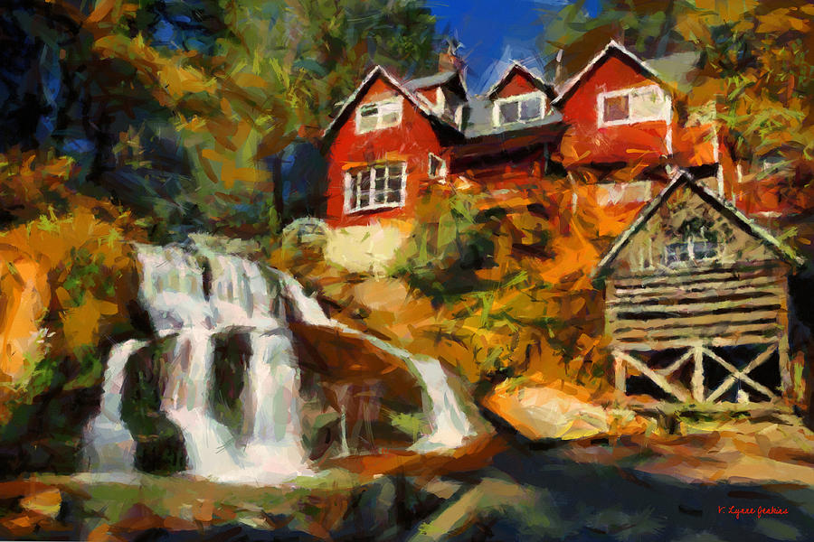 Living Waters of French Broad Painting by Lynne Jenkins