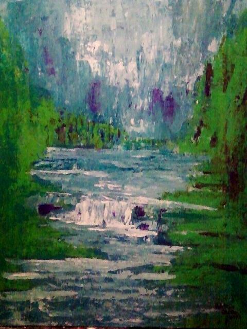 Living Waters Painting by Patricia Olson