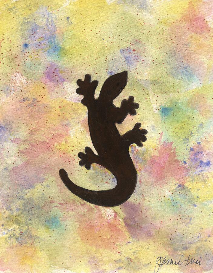 Lizard Painting by Jamie Frier
