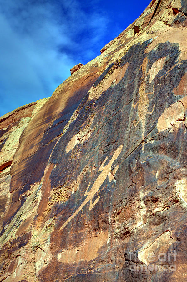 Lizard Petroglyphs Cub Springs - Dinosaur National Monument Photograph by Gary Whitton