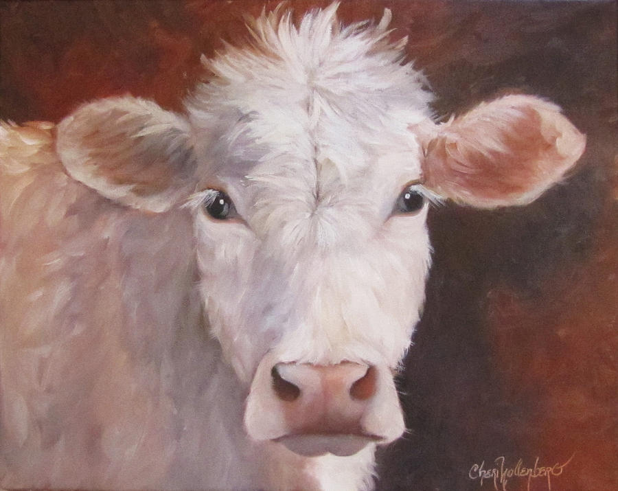 Lizzy Has A Bad Hair Day Painting by Cheri Wollenberg