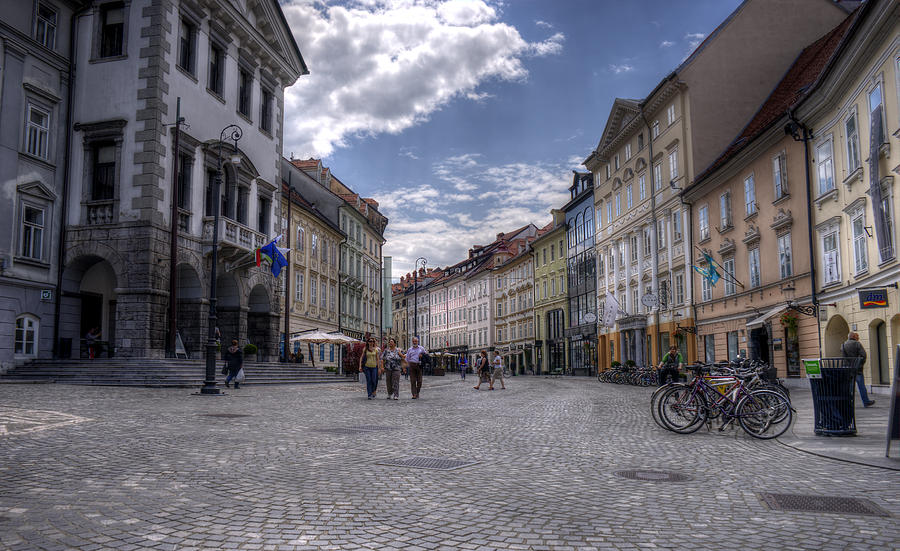 Ljubljana Old City Photograph by Uri Baruch
