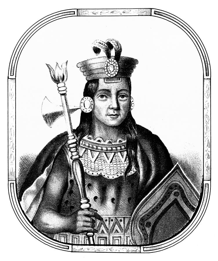 Lloque Yupanqui, Sapa Inca, Kingdom Photograph by British Library